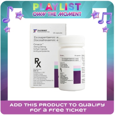 OMACOR - OMACOR EPA 460mg + DHA 380mg Sold Per Piece [PRESCRIPTION REQUIRED]