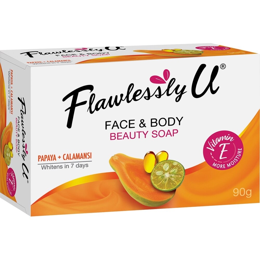 Papaya + Calamansi Face and Body Beauty Soap 90g