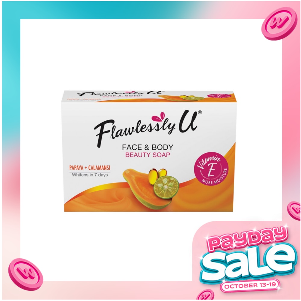 Papaya + Calamansi Face & Body Beauty Soap 125g image