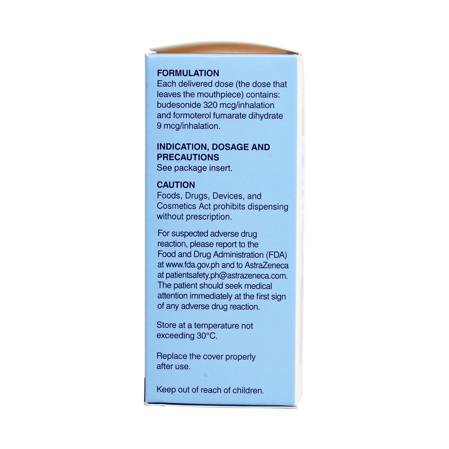 Budesonide 320mcg + Formoterol 9mcg Turbuhaler 60 Doses [PRESCRIPTION REQUIRED]