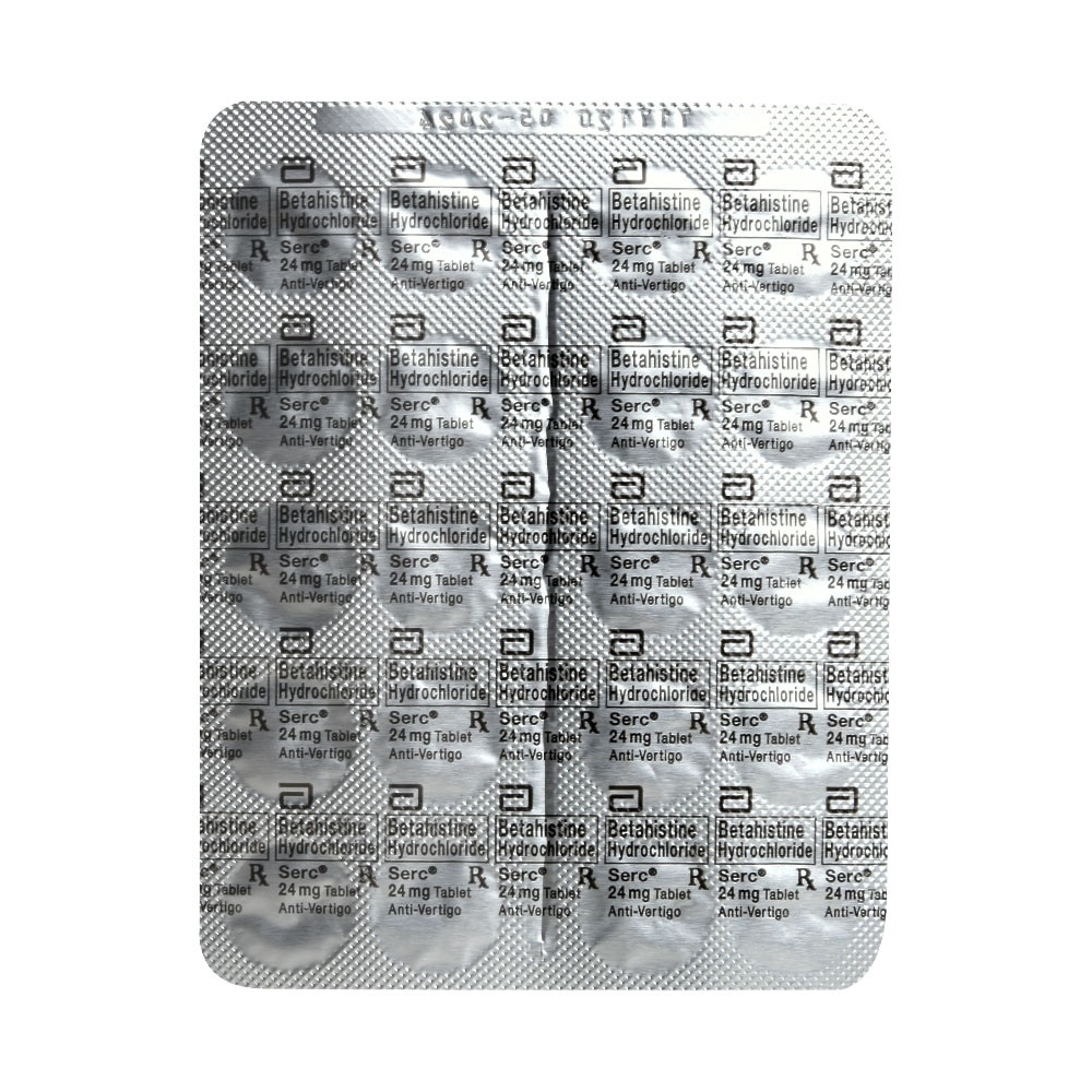 Betahistine diHCl 24mg 1 Tablet [PRESCRIPTION REQUIRED]