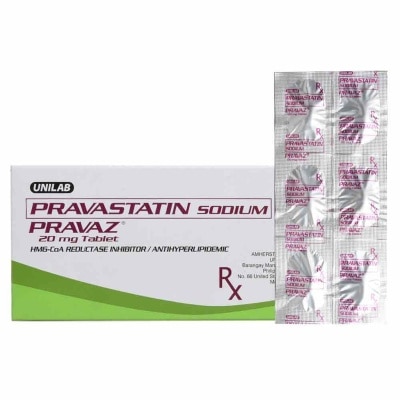 PRAVAZ Pravastatin Sodium 20mg 1 Tablet [PRESCRIPTION REQUIRED]