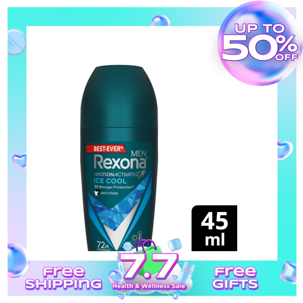 REXONA Men Deodorant Roll-On Ice Cool 45ML