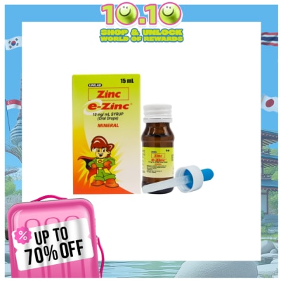 E ZINC Drops 27.5mg/ml 15ml