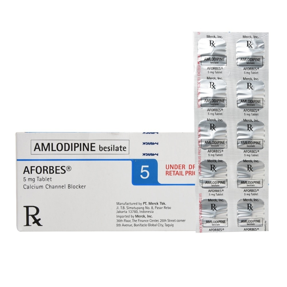 Aforbes Amlodipine 5mg 1 Tablet [Prescription Required]