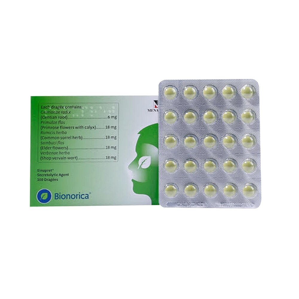 Gentianae radi + Primulae flos + Rumicis herba + Sambuci flos + Verbenae Herba 1 Tablet