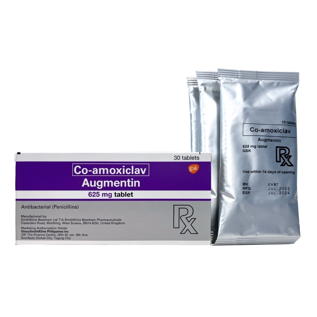 Amoxicillin 500mg + Clavulanic acid 125mg 1 Tablet [PRESCRIPTION REQUIRED]