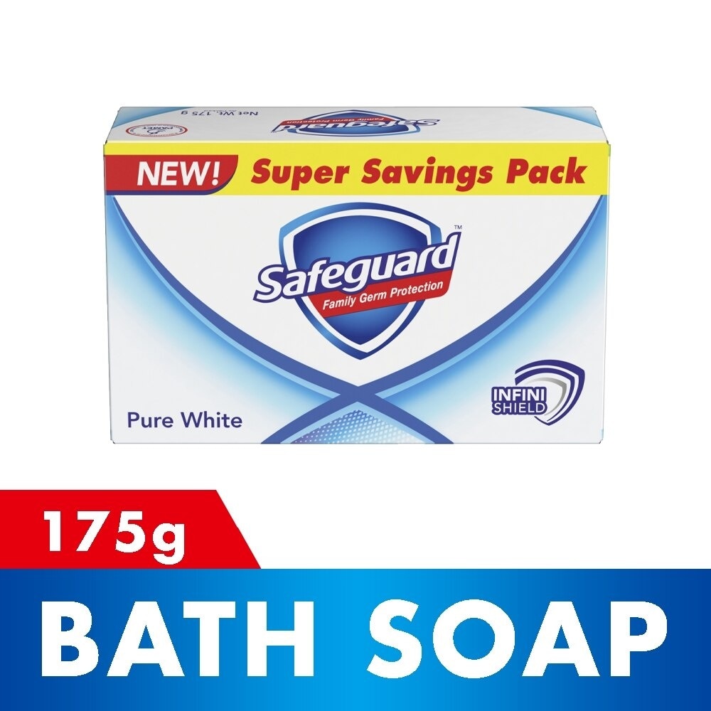 SAFEGUARD Pure White Bar Soap 175g