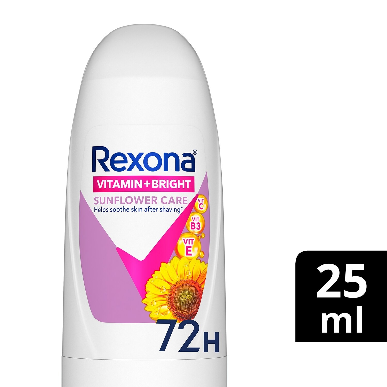 REXONA Vitamin+Bright Deo Mini Roll On Sunflower Care 25ml