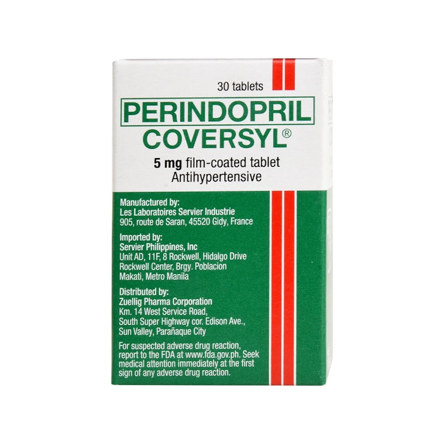 Coversyl Perindopril 5mg 1 Tablet [Prescription Required]