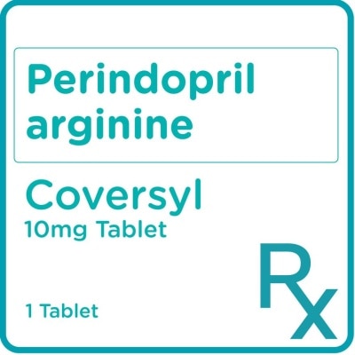 COVERSYL COVERSYL Coversyl Perindopril 10mg Tablet Sold Per Piece [Prescription Required]