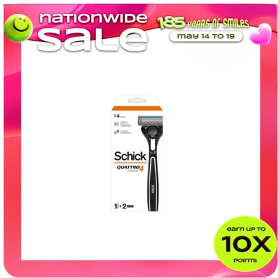 SCHICK - Quatro Titanium 4 Razor For Men