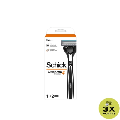 SCHICK Quatro Titanium 4 Razor For Men