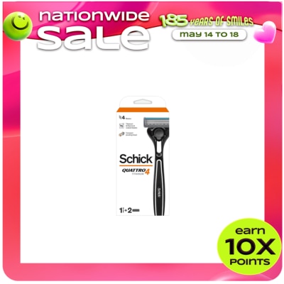 SCHICK - Quatro Titanium 4 Razor For Men