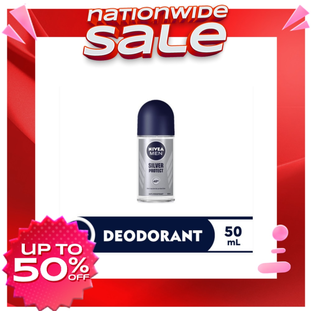 Men Deodorant Silver Protect Anti-Perspirant Roll-on 50ml