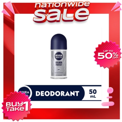 NIVEA Men Deodorant Silver Protect Anti-Perspirant Roll-on 50ml