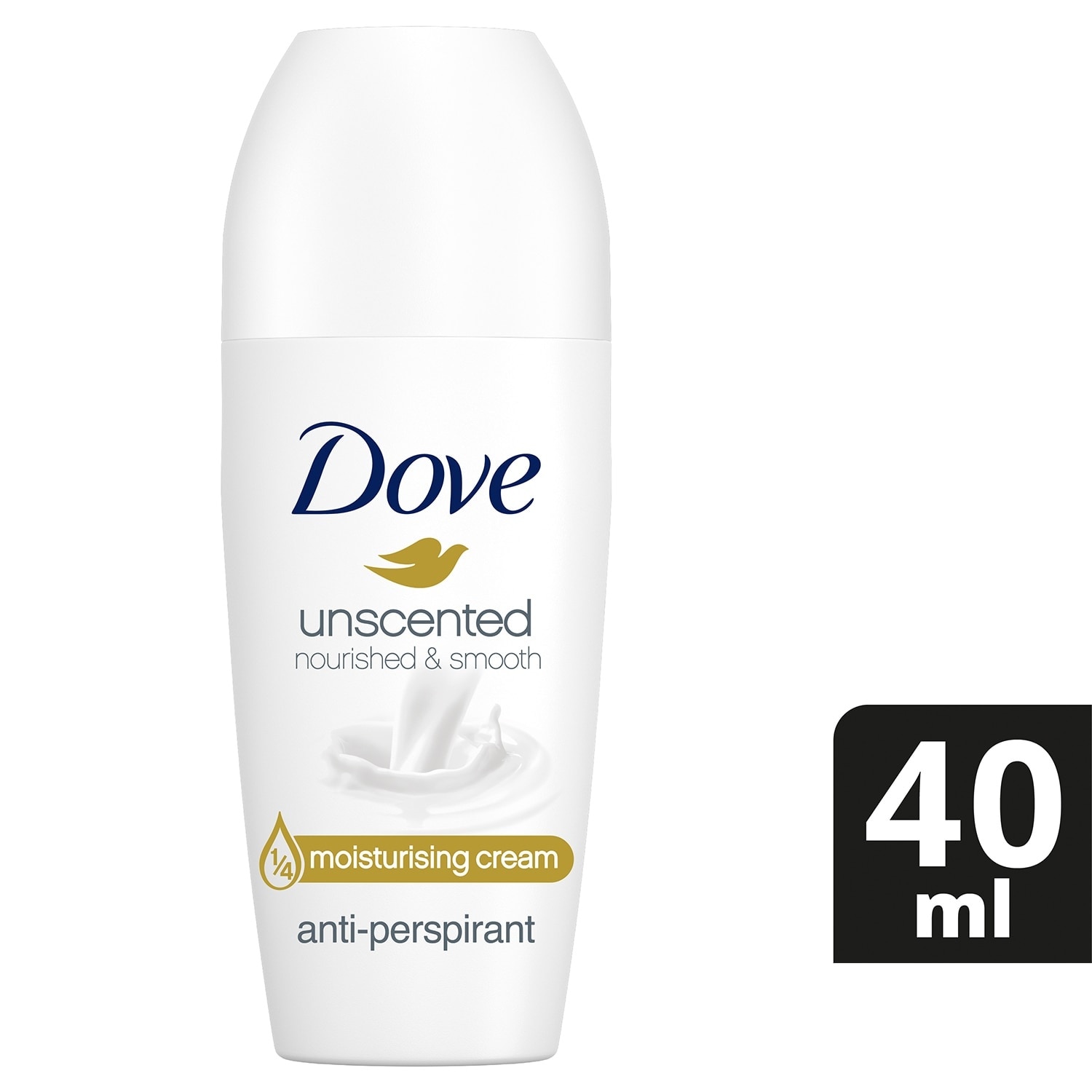 Dove Deodorant Roll On Unscented 40ml