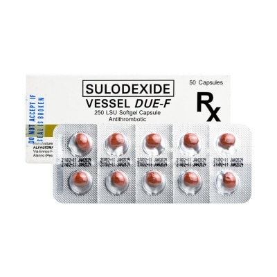 VESSEL DUE Sulodexide 250mg 1 Capsule [PRESCRIPTION REQUIRED]