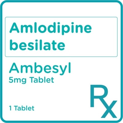 AMBESYL Ambesyl Amlodipine 5mg 1Tablet [Prescription Required]