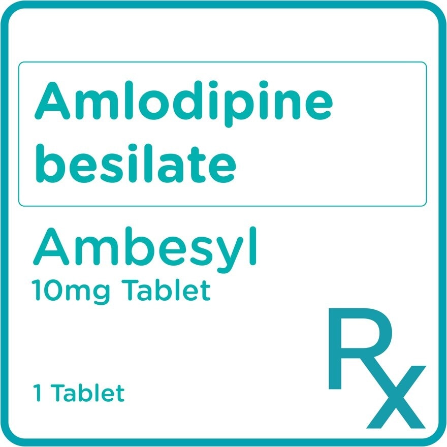 Ambesyl Amlodipine 10mg 1Tablet [Prescription Required]