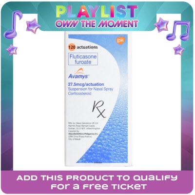 AVAMYS - Fluticasone furoate 27.5mcg per actuation Nasal Spray 60 Doses [PRESCRIPTION REQUIRED]