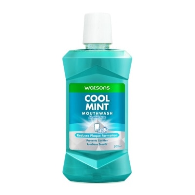 WATSONS Cool Mint Mouthwash Alcohol Free 500ml