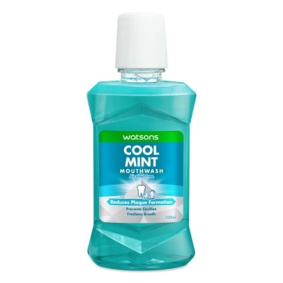 WATSONS Cool Mint Mouthwash 100ml