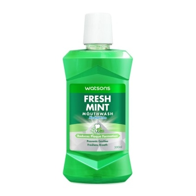 WATSONS Fresh Mint Mouthwash 500ml