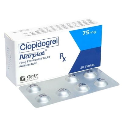 NORPLAT Clopidogrel 75mg 1 Tablet [PRESCRIPTION REQUIRED]