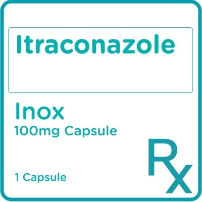 INOX Itraconazole 100mg 1 Capsule [PRESCRIPTION REQUIRED]