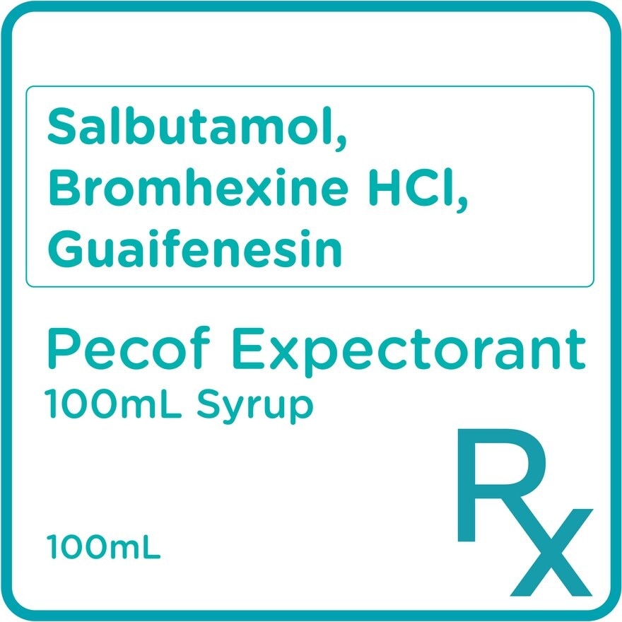 Salbutamol sulfate 2mg + Bromhexine HCl 4mg + Guaifenesin 100mg 1 Tablet [PRESCRIPTION REQUIRED]