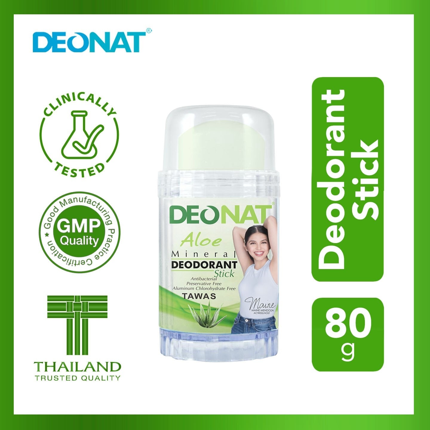 Aloe Mineral Deodorant Stick 80g