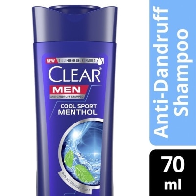 CLEAR Men AntiDandruff Nourishing Shampoo Cool Sport Menthol with Cooling Mint 75ml