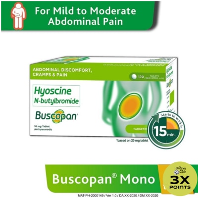 BUSCOPAN Hyoscine N-butylbromide 10mg 1 Tablet