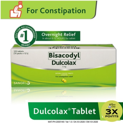 DULCOLAX Bisacodyl 5 mg Tablet