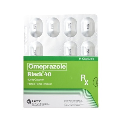 RISEK Omeprazole 40mg 1 Capsule [PRESCRIPTION REQUIRED]