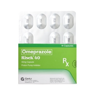 RISEK RISEK Omeprazole 40mg Sold Per Piece [PRESCRIPTION REQUIRED]