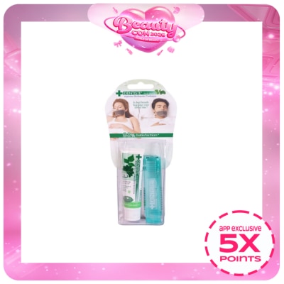 DENTISTE - Premium Travel Toothbrush With 20g Toothpaste Set