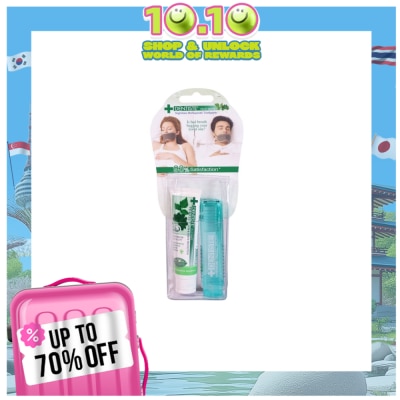 DENTISTE Premium Travel Toothbrush With 20g Toothpaste Set