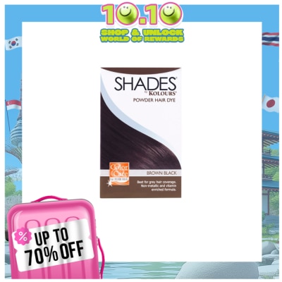 KOLOURS Shades Powder Hair Dye Brown Black  9g