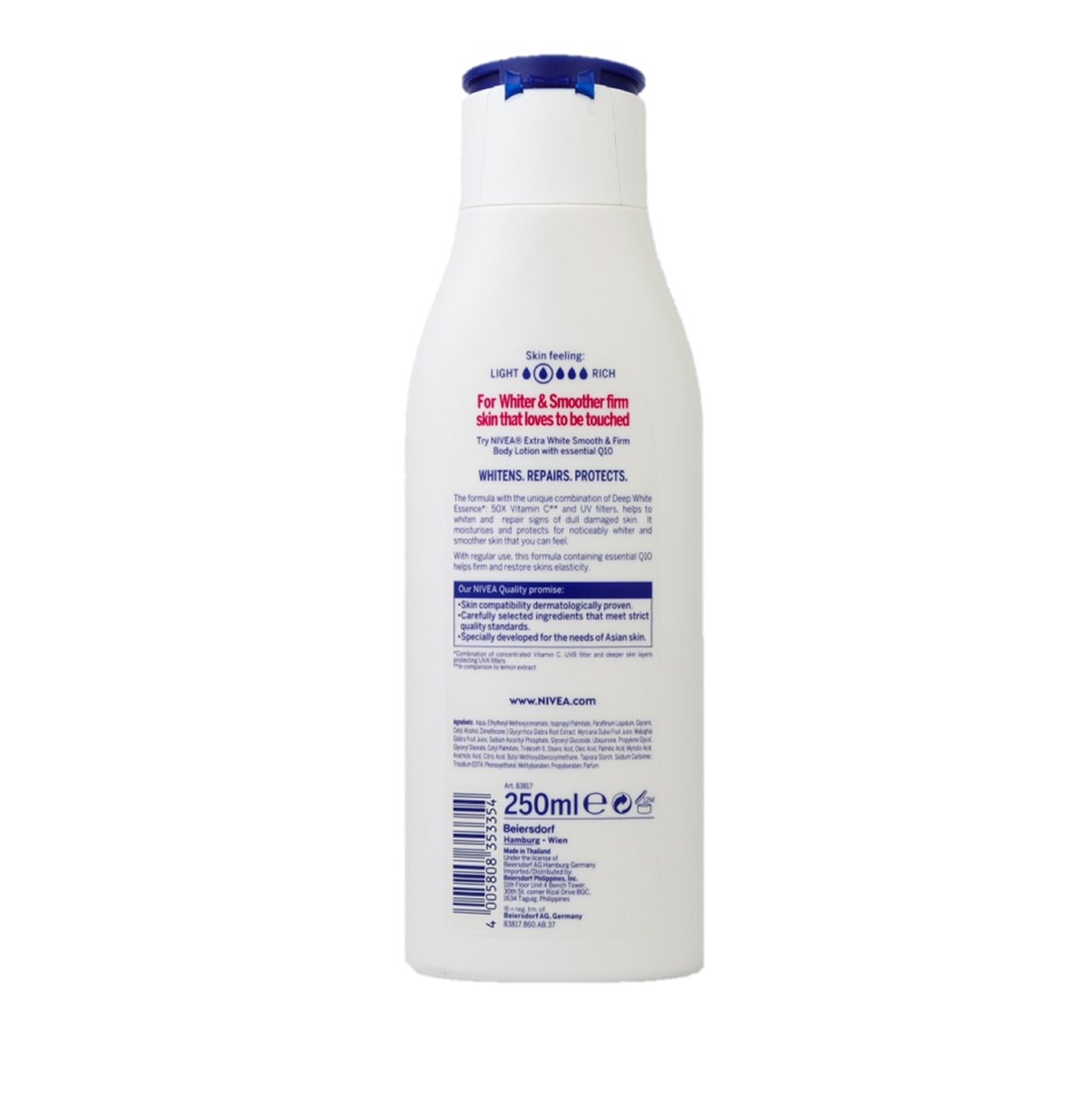 NIVEA Body Extra Bright Firm & Smooth Lotion 200ml