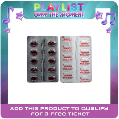 MEDICOL - MEDICOL Ibuprofen Advance 200mg Softgel Capsule Sold Per Piece