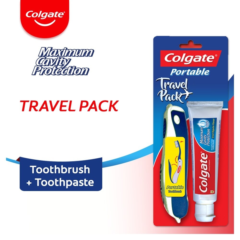 Portable Toothbrush With Free Toothpaste 25g