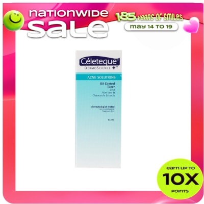 CELETEQUE - Celeteque Dermo Science Acne Solution and Oil Control Toner 65ml