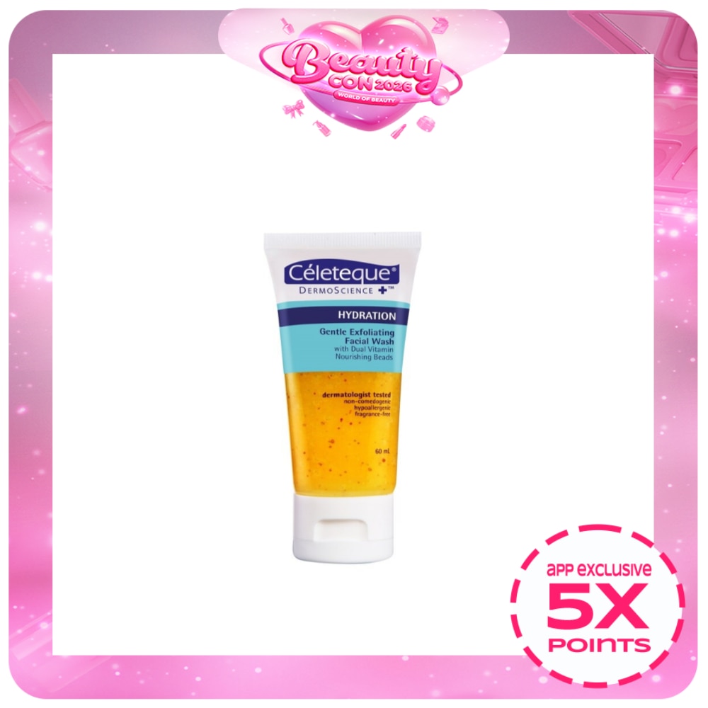 Celeteque Hydration Gentle Exfoliating Facial Wash 60ml