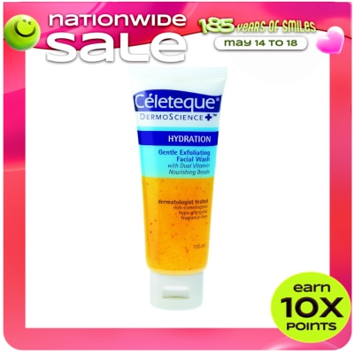CELETEQUE - Celeteque Dermo Science Hydration Gentle Exfoliating Facial Wash 100ml