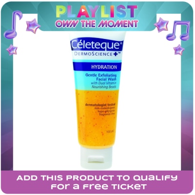CELETEQUE - Celeteque Dermo Science Hydration Gentle Exfoliating Facial Wash 100ml