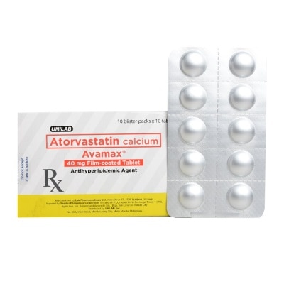 AVAMAX Avamax Atorvastatin calcium 40mg 1 Tablet [Prescription Required]