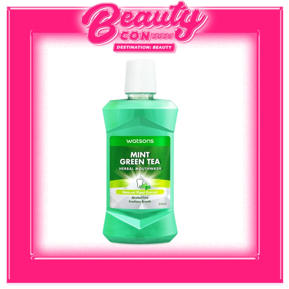 Mint Green Tea Herbal Mouthwash 500ml