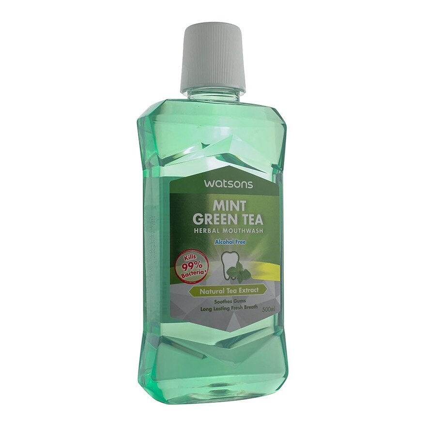 Mint Green Tea Herbal Mouthwash 500ml